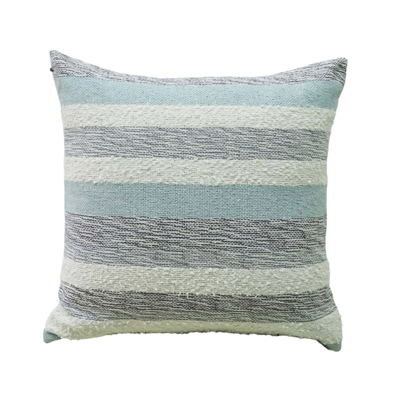 Vibhsa Striped Cotton Throw Pillow