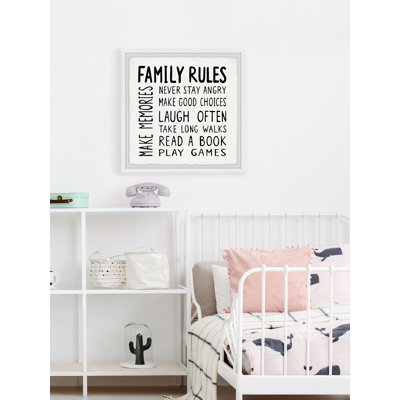 'Never Stay Angry' Framed Print