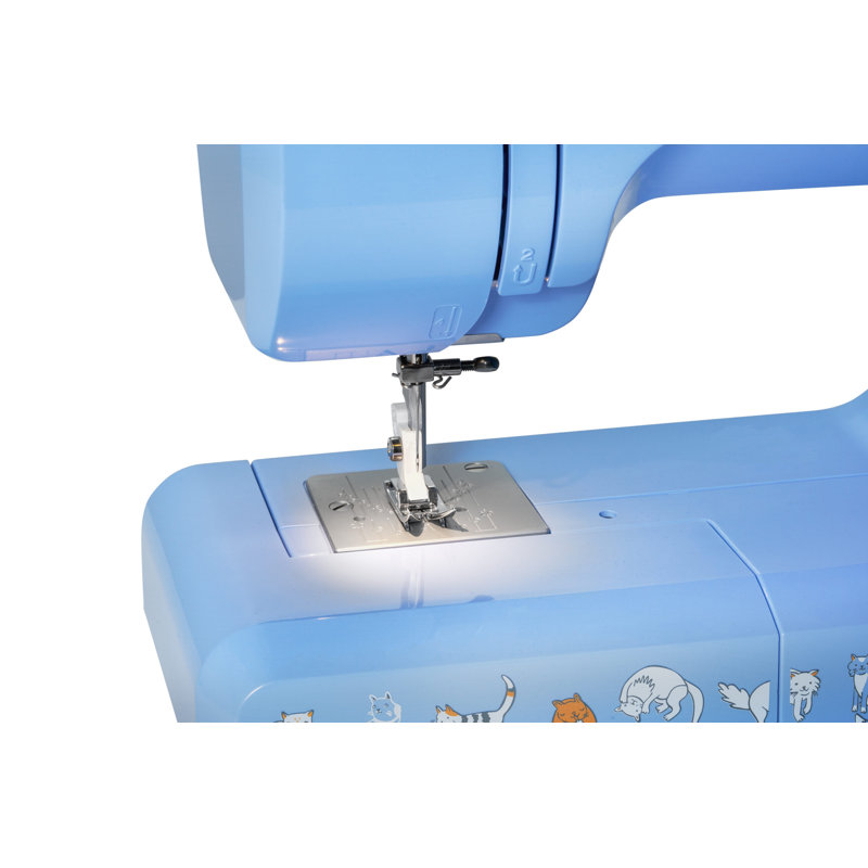 Janome Arctic Crystal Blue Sewing Machine with Metal Frame