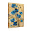 Plantes et fleurs fleurs bleues sur fond doré-1363873262
