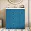 Armoire de salle de bain 30 po avec lavabo en céramique 30 po et 4 tiroirs