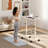 Small Standing Desk Adjustable Height, Mobile Stand Up Desk With Wheels-1057985157