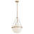 Vena Teardrop Single Light Pendant with Hand-Blown Etched Opal Glass-1103156336