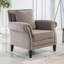 Fauteuil large de 35,4 po Java, beige
