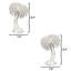 2 3/8" Palm Tree Right Leaning Knob-39948771