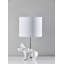 Lampe de table blanche 16 po Aiyana