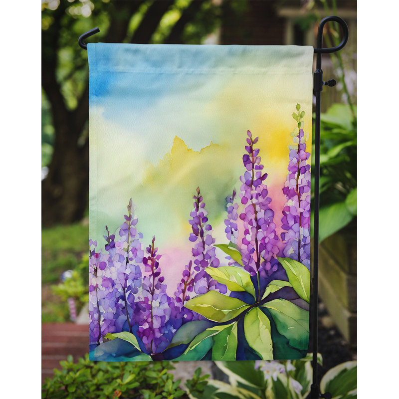 Drapeau de jardin double en polyester H 15,5 po x l 11,25 po