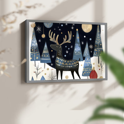 Art de Noël - DCXCIX - Reproduction encadrée - Restickable