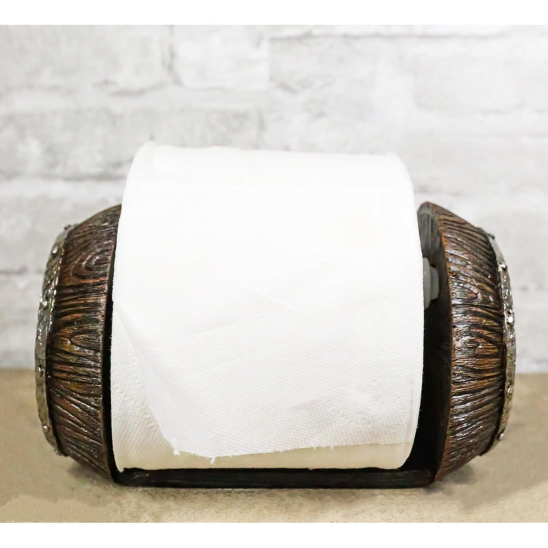 Porte-papier hygiénique rustique Western Wine Time