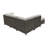 Annelise 5-Piece Outdoor Wicker Sectional with Sunbrella® Cushions