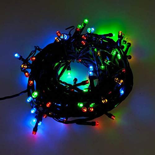 LED Indoor / Outdoor String Lights, Multicolour , 1cm H x 20cm L x 4cm D