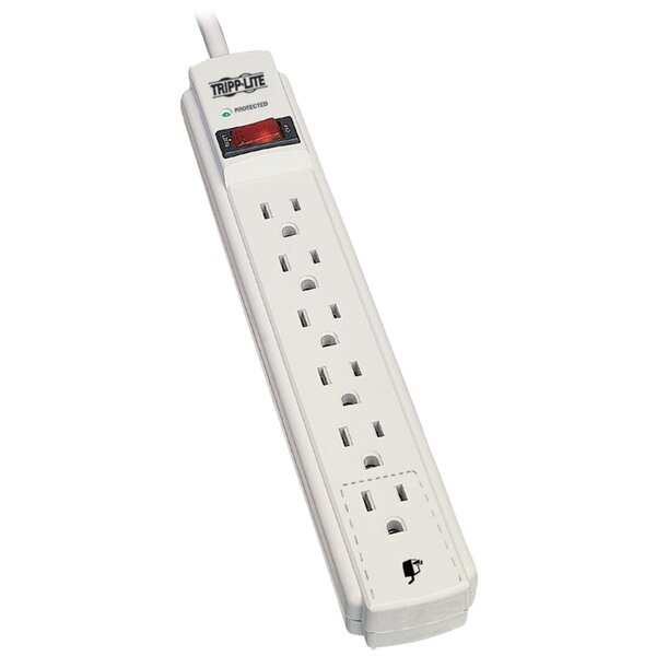 TESSAN WiFi Flat Plug Strip with 3 Smart Outlets and 3 USB Ports, 6 Fe