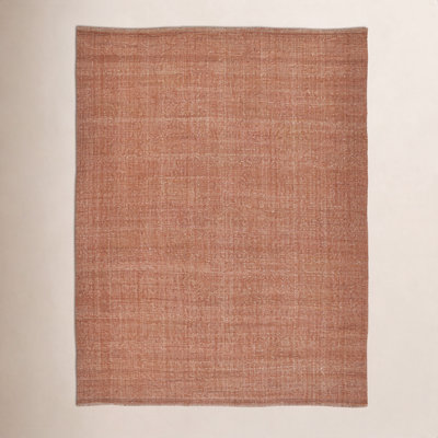 Fleurette Orange Hand-Woven Rug