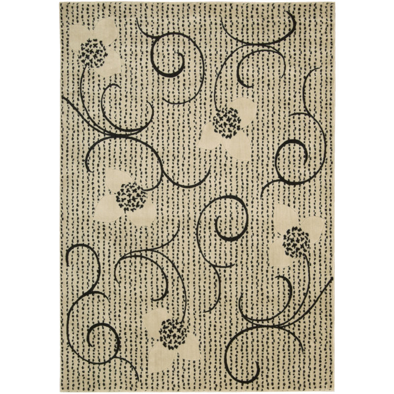Cayden Performance Wool Floral Indoor Rug, Rectangle 9'6" x 13'
