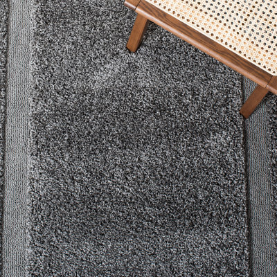 Assar Geometric Gray Area Rug