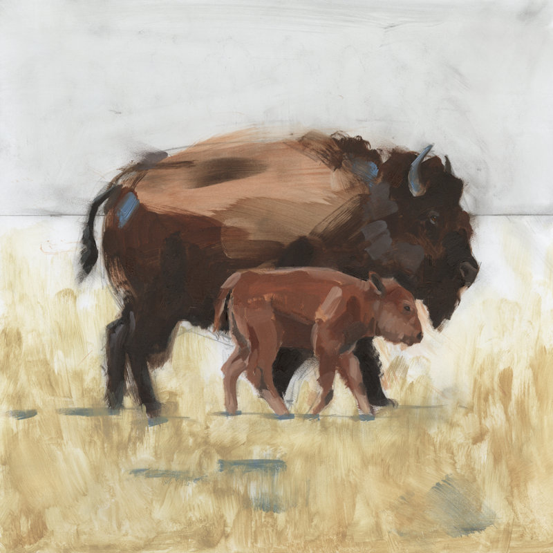 Lodge Guardian III by Jacob Green - Wrapped Canvas Painting, 122cm H x 122cm W