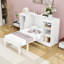 Lit escamotable simple avec tablettes, garde-robe et tiroir