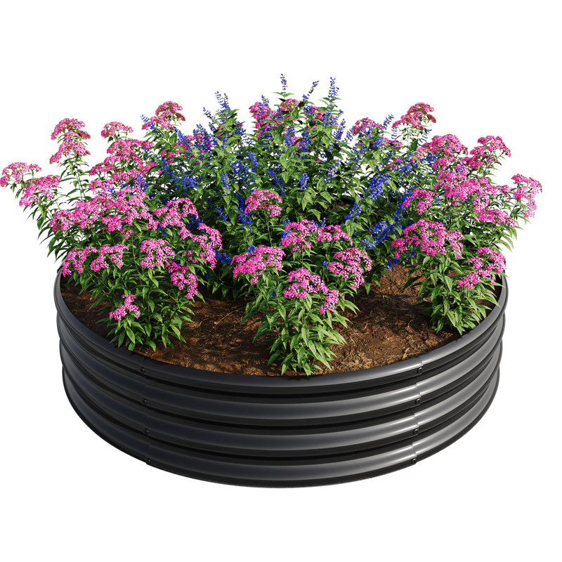 2 pièces W840116764 Boîte à fleurs en métal pour cultiver la carotte et les légumes, protection des drainages de racines