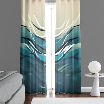 Dewie Semi Sheer Curtain Pair
