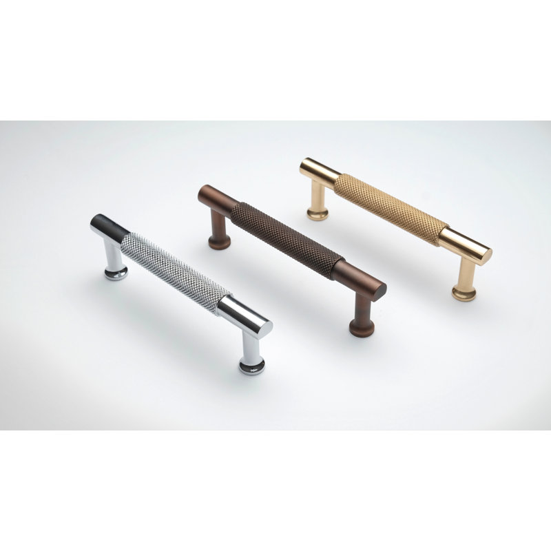 Pamplona 9.6 cm centre Bar Handle, Polished Brass