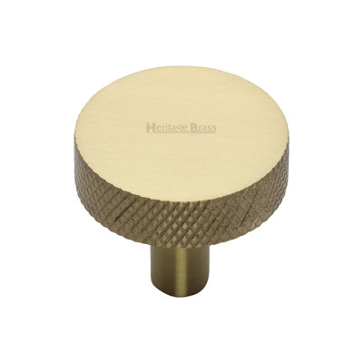 Heritage Brass Signac Heritage Cabinet Knob Knurled Disc Design