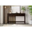Console Ashay, table d'entrée, table de couloir de 60 po de long avec deux tiroirs de taille différente et tablette inférieure-248982202