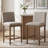 Carollyn 26" High Modern Farmhouse Turned Leg Beaded Counter Stool-1296061806