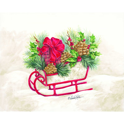 " Christmas Lodge Sleigh " by Diane Kater