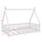 Tent Shaped Floor Bed With Guardrails And Slats-374839915
