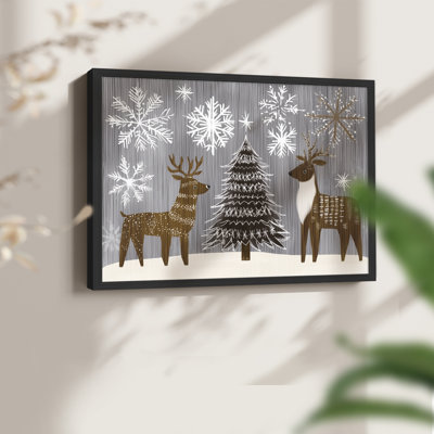 Chirstmas Art-CLXXV -Framed Print - Restickable