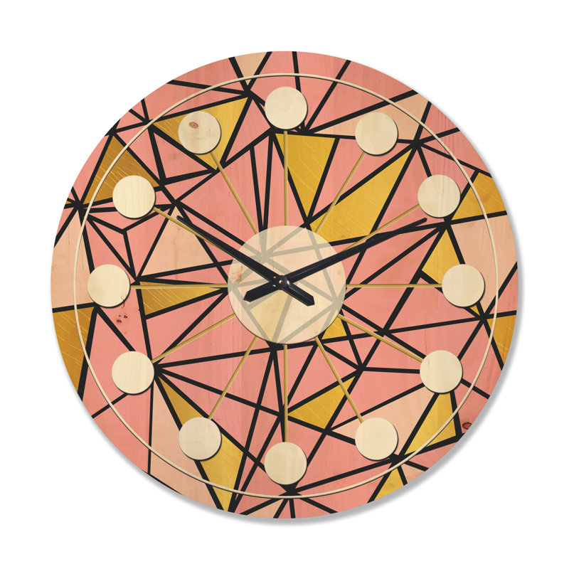 Horloge murale Triangular Design II, Grand
