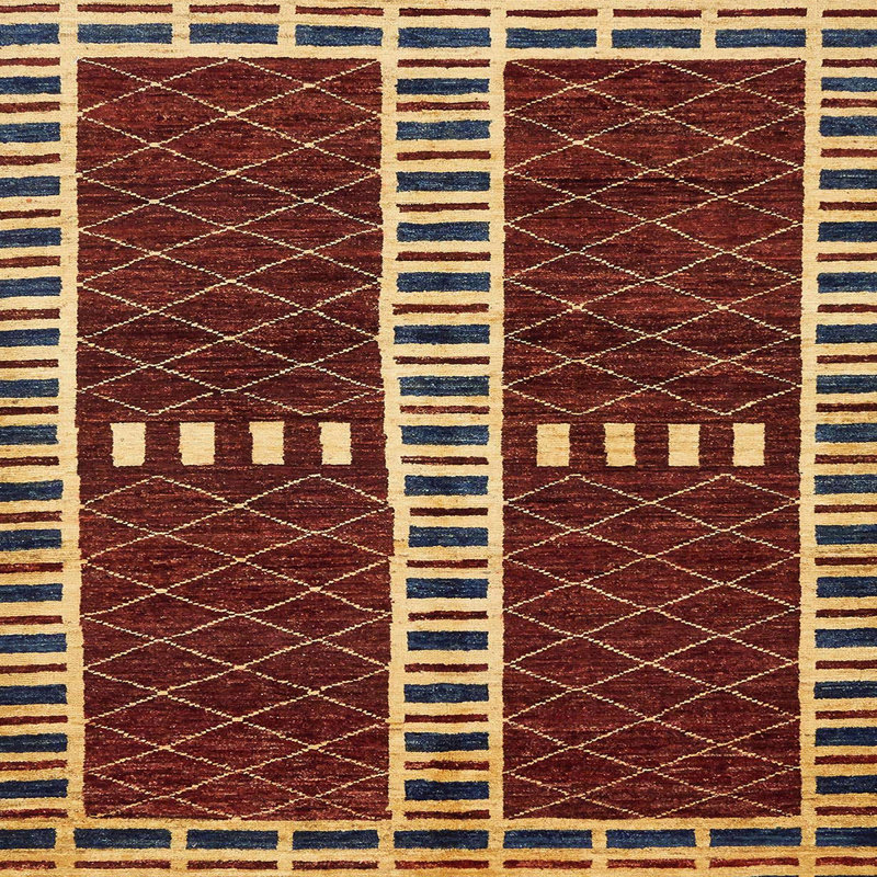Abstract Indoor Rug, Square 5'