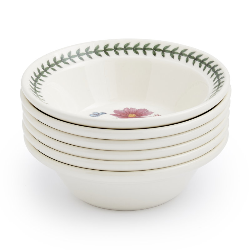 Botanic Garden Cosmos Set Of 6 Oatmeal Bowls
