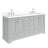 Stafford 73 " W Freestanding Standard Free Standing 2 Double Vanity Bathroom Vanity With White Quartz Top-93359379