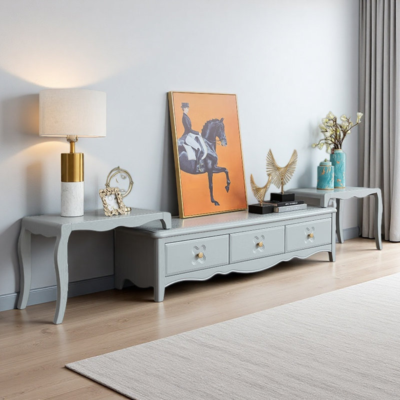 Meuble télé de luxe américain rétractable, Gris