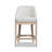 Amiyr Upholstered Counter Stool with Solid Wood Frame