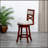 30" Bar Height X-Back Swivel Stool-577533122-577533120