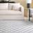 Msr4760 Chelsea Stewart Hand Tufted Wool/Cotton Checkered Rug in Light Blue/Ivory-90584667
