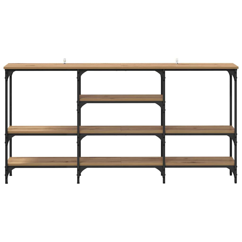 Console Table 160 X 29 X 80 Cm Engineered Wood, Artisan Oak