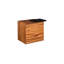 Plateau Side Table with Shelf