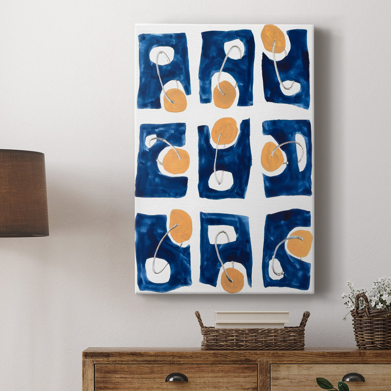 Casse-tête abstrait II - galerie Cavas sur mesure, H 12 po x l 8 po
