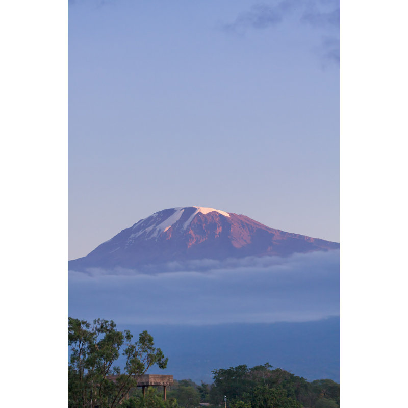 Mont Kilimanjaro - photographie sur toile tendue, L 12 po x H 18 po