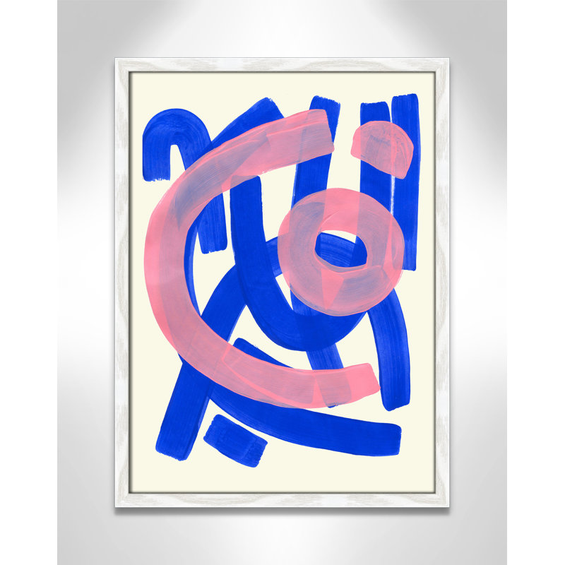 Impression Funky Beat par Haniff, White Woodgrain, 17'' W x 23'' H, Framed Print