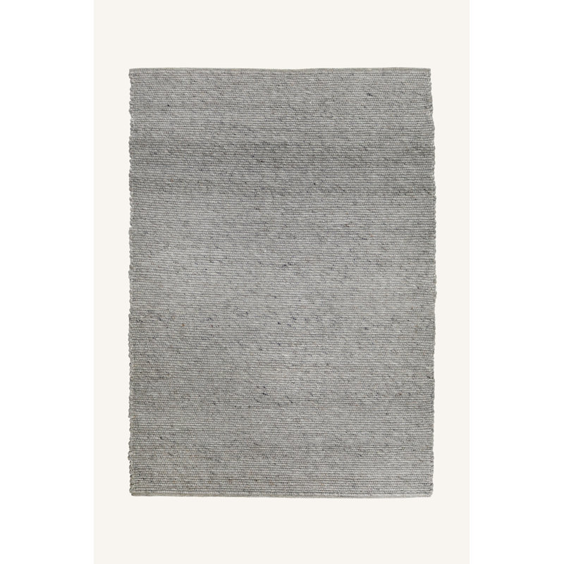 Laleta Solid Colour Hand Woven Area Rug, Rectangle 80 x 150cm