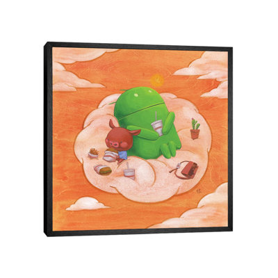 Robot Pig 1 Piece Wall Art on Canvas