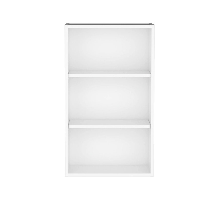 Armoire murale avec rangement ouvert, Blanc