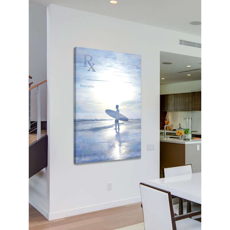 «RX Surf», reproduction sur toile tendue, H 36 po x l 24 po x P 1,5 po