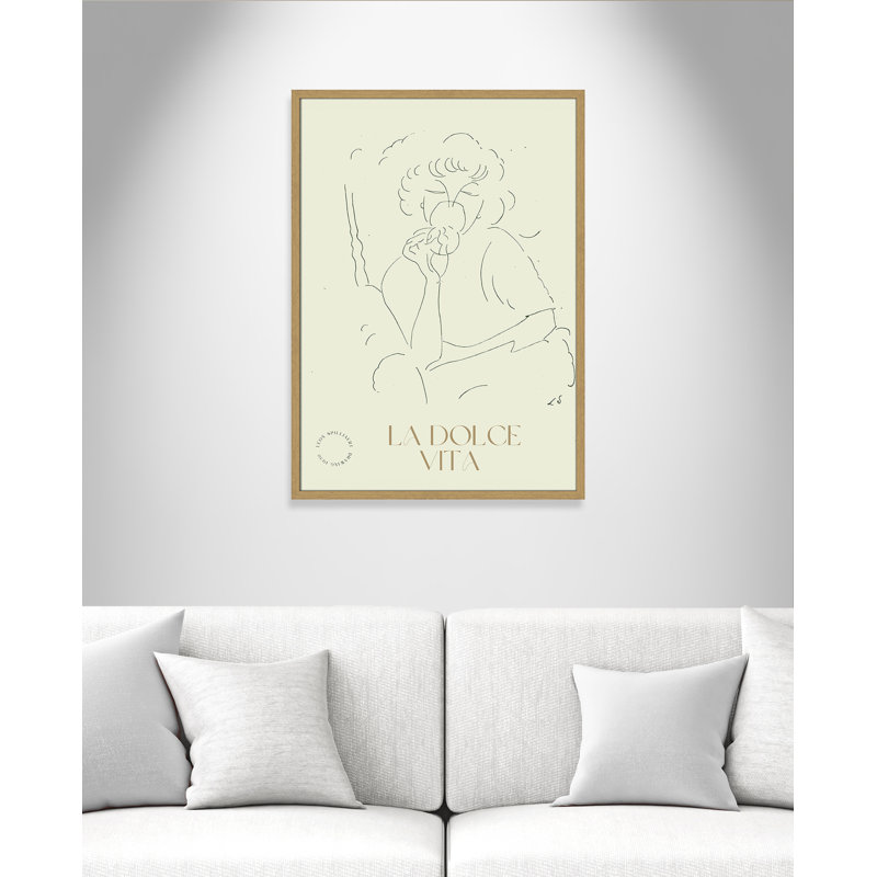 «La Dolce Vita» par Permild & Rosengreen x Léon Spilliaert, H 35,5 po x l 25,5 po x P 0,75 po