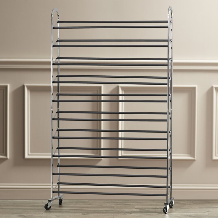 Rebrilliant 50 Pair 10 Tier Shoe Rack & Reviews