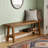55" Long 2-Tier Shoe Bench
